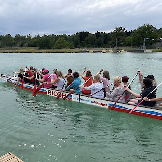 Ruder Event auf der Regattastrecke in Oberschleißheim